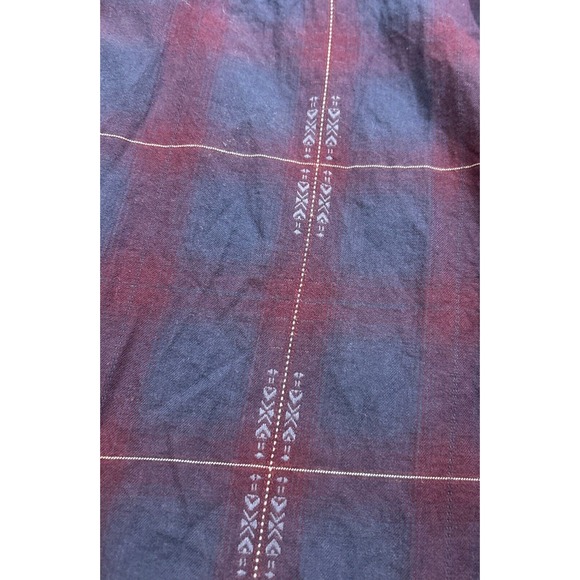 Wrangle Retro Blue Pearl Snaps Long‎ Sleeve, Double Pocket, Medium - Picture 9 of 11